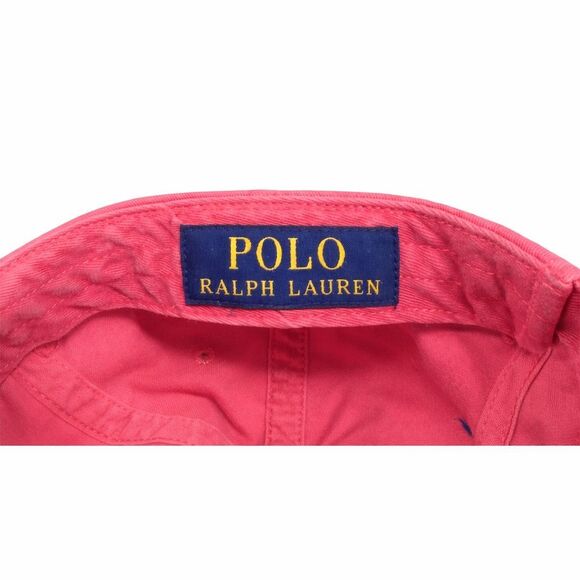 Polo Ralph Lauren Classic Cotton Chino Baseball Cap One Size Pink - Picture 3 of 3